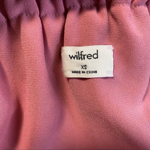 Aritzia Wilfred Morel Off Shoulder  Blouse Pink - Picture 12 of 14